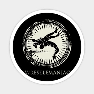 Wrestlemaniac Badge Magnet